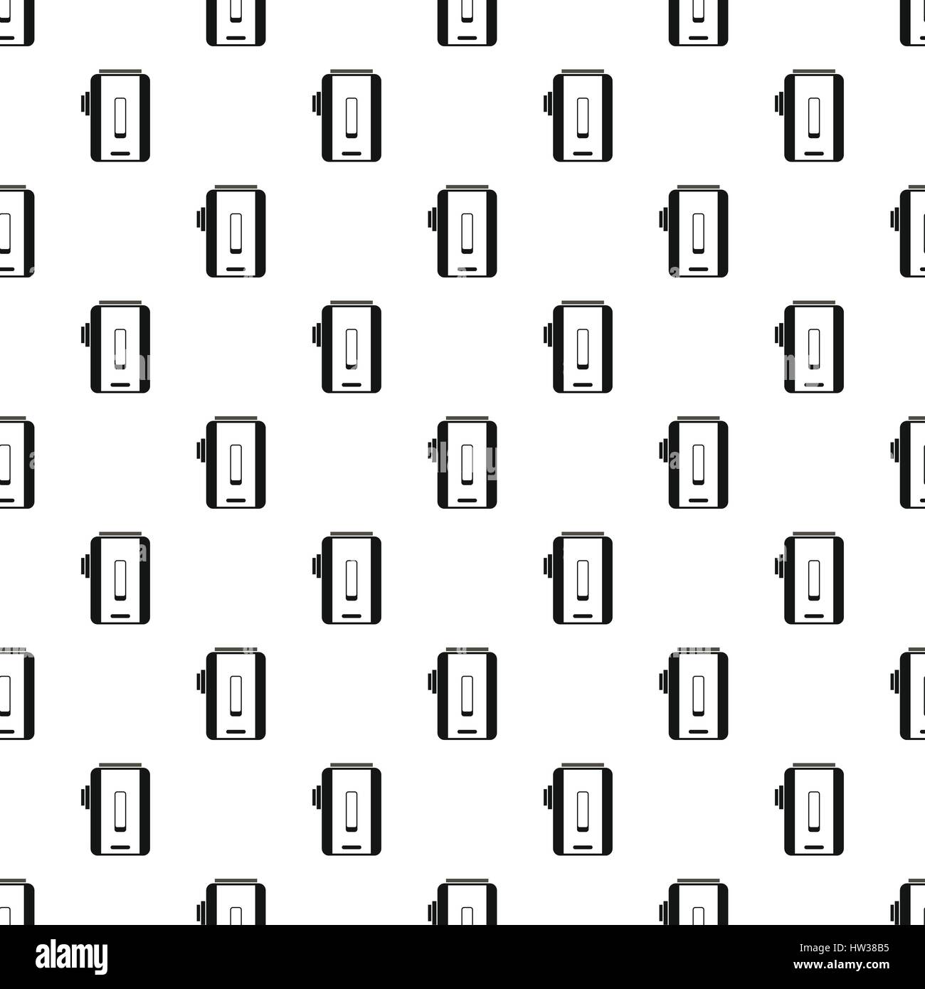 Box mod, vaporizzatore pattern, stile semplice Illustrazione Vettoriale