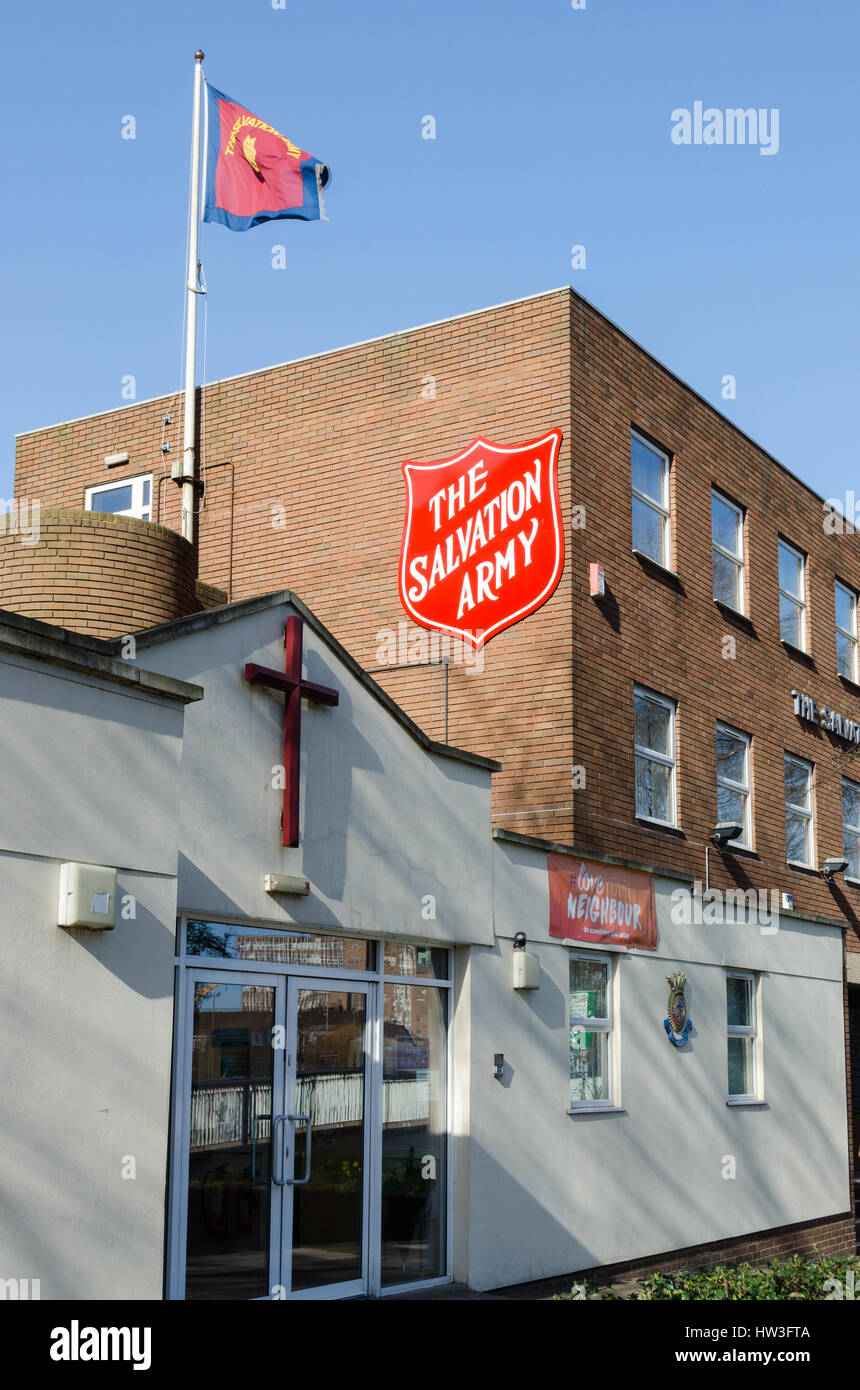 Sede della cittadella di Birmingham Esercito della Salvezza in St Chard's Queensway, Birmingham Foto Stock