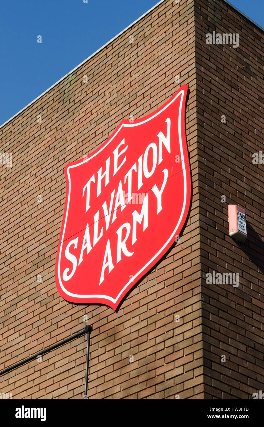 Sede della cittadella di Birmingham Esercito della Salvezza in St Chard's Queensway, Birmingham Foto Stock