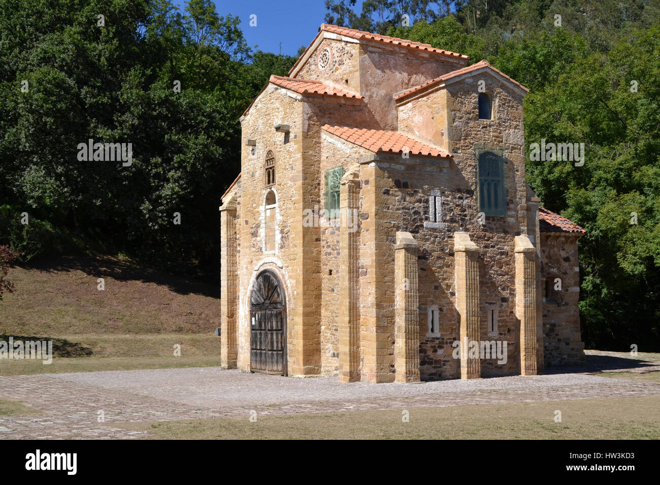 Chiesa di San Miguel de Lillo, Oviedo - ASTURIAS, Spagna Foto Stock