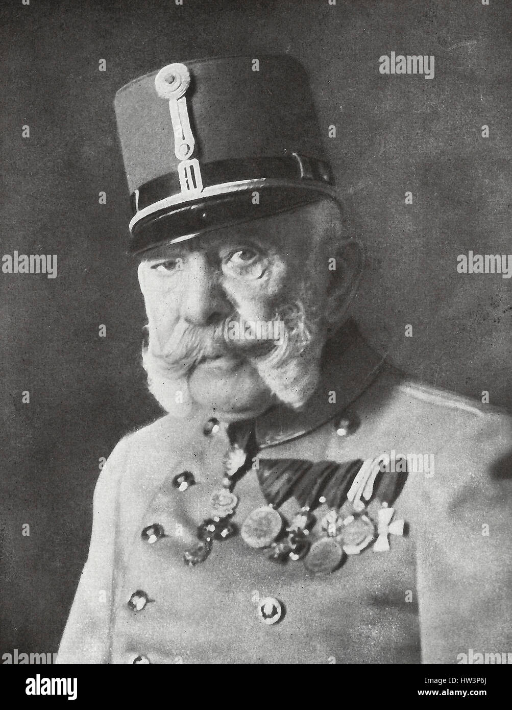 L'imperatore Francesco Giuseppe d'Austria Foto Stock