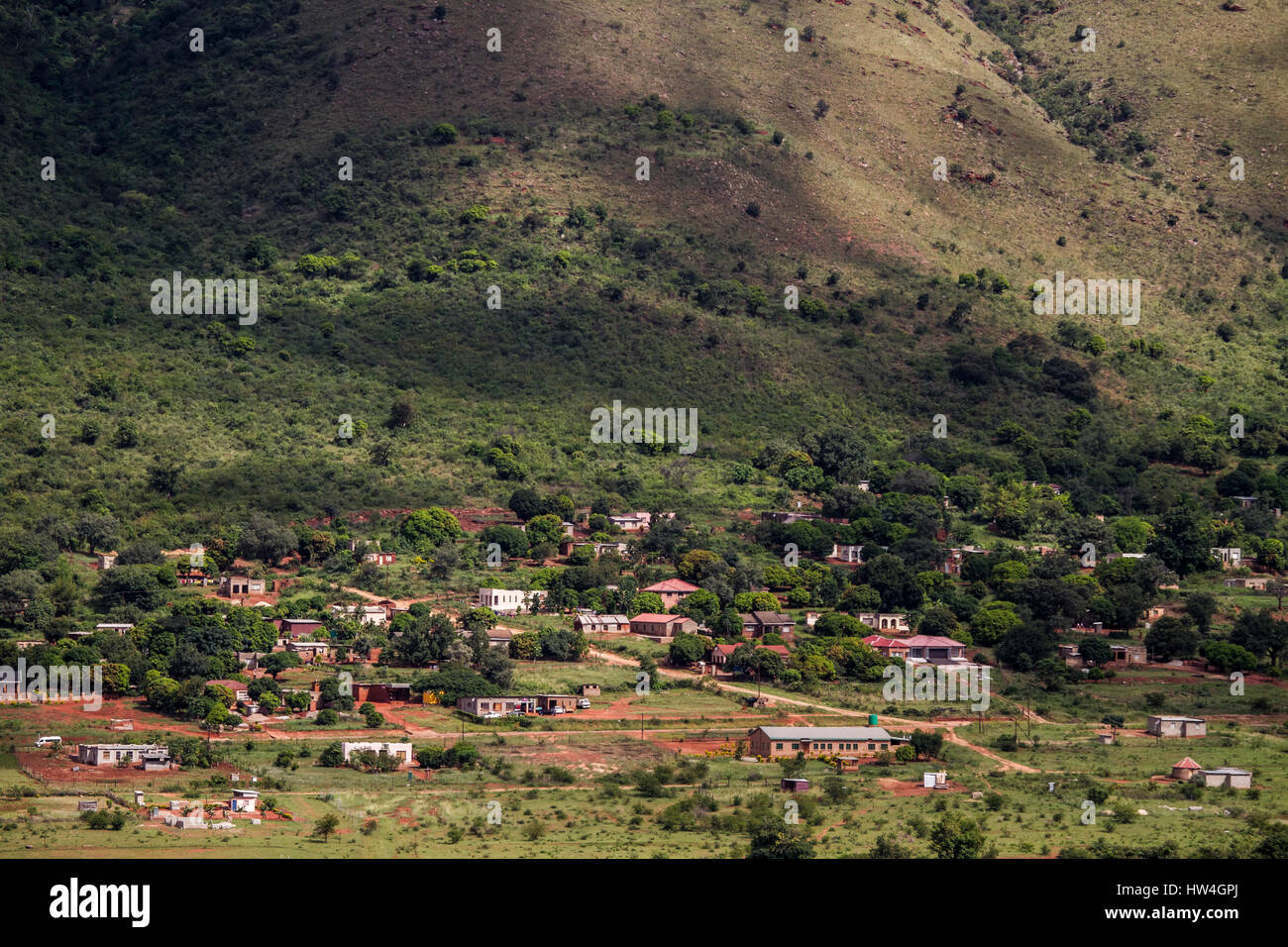 Progetto Tshela, azionata da un gruppo di studenti e personale del dipartimento di Architettura & Ambiente costruito presso l'Università di Nottingham per costruire una scuola materna in un villaggio rurale in Valle Letsitele in Limpopo, Sud Africa. Foto Stock