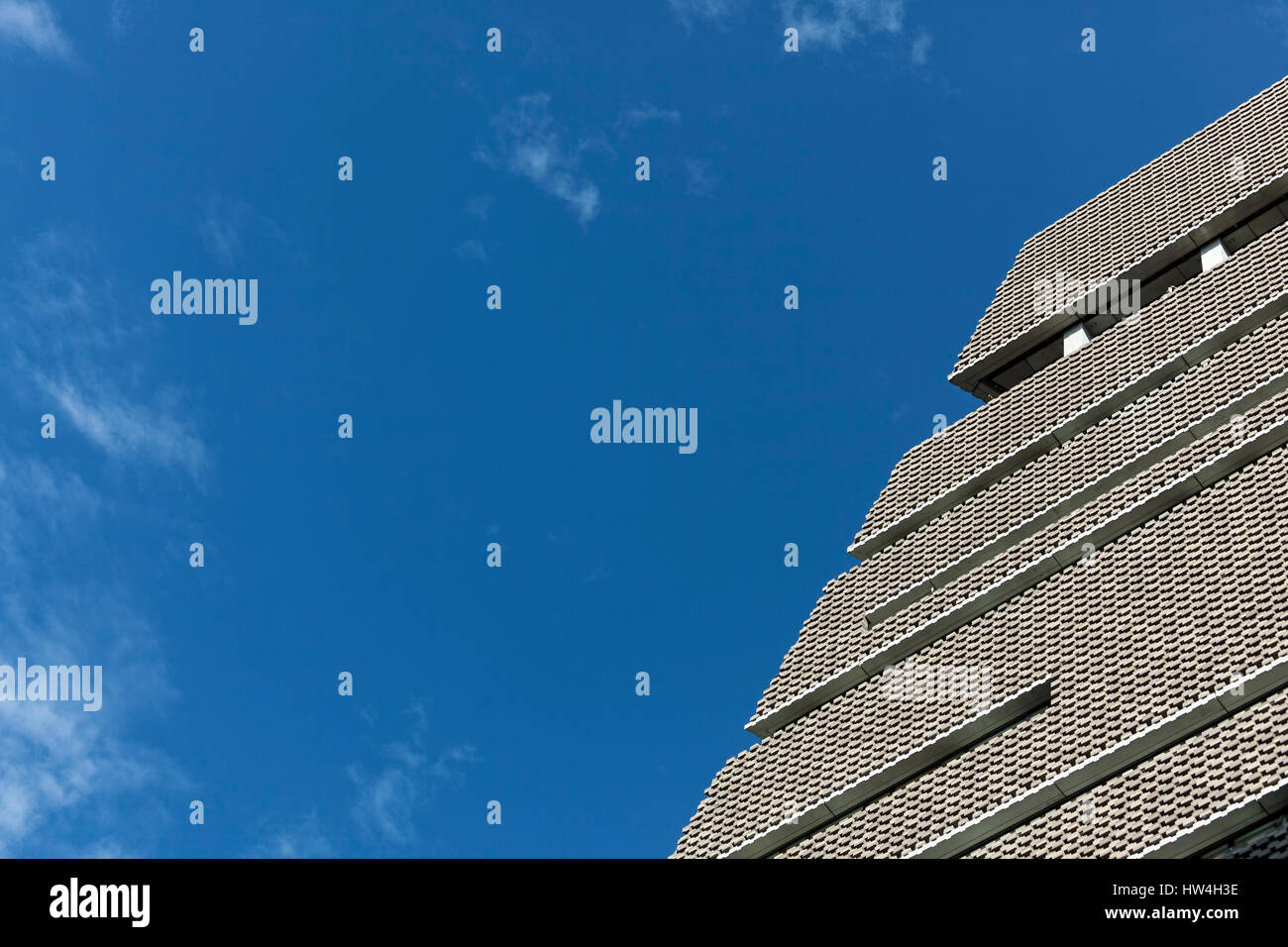 Vista esterna della casa dell'interruttore, la Tate Modern di Londra, Regno Unito. Foto Stock