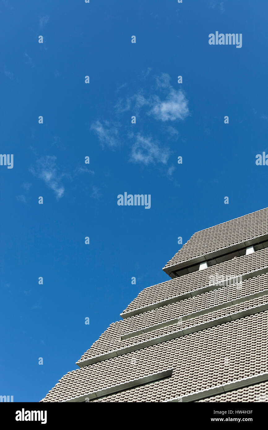 Vista esterna della casa dell'interruttore, la Tate Modern di Londra, Regno Unito. Foto Stock