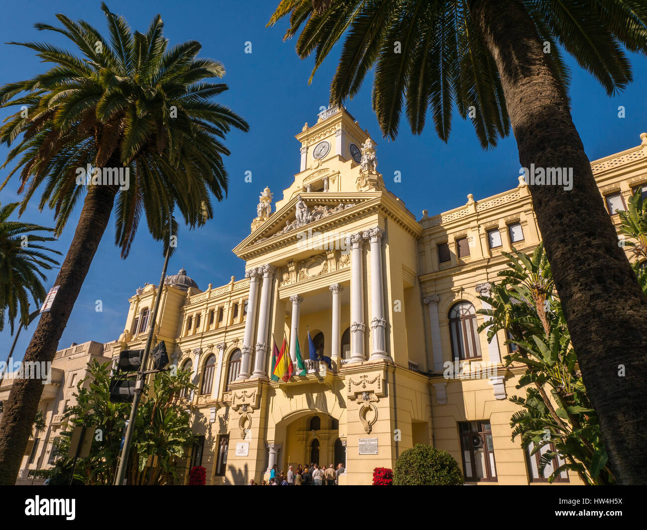 Monumento municipio. Costa del Sol, Malaga. Andalusia Spagna meridionale. Europa Foto Stock