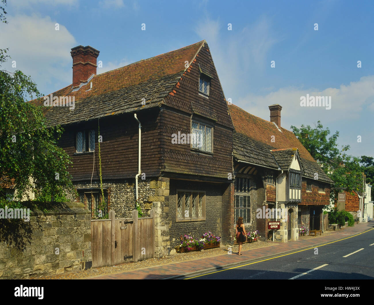 Anne of Cleves House. Lewes. East Sussex. In Inghilterra. Regno Unito Foto Stock
