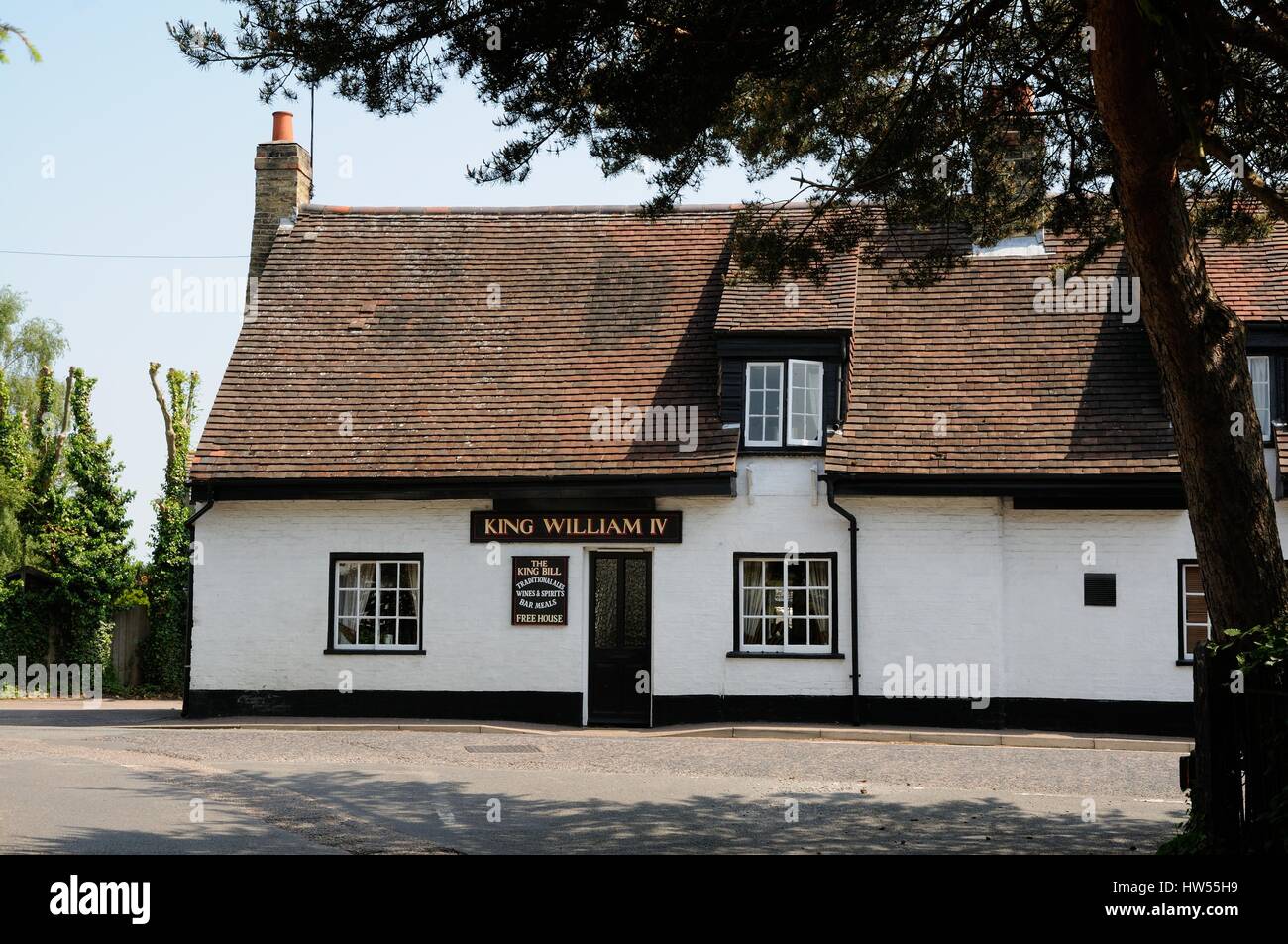 Re Guglielmo IV, Church Street, Histon Cambridgeshire Foto Stock