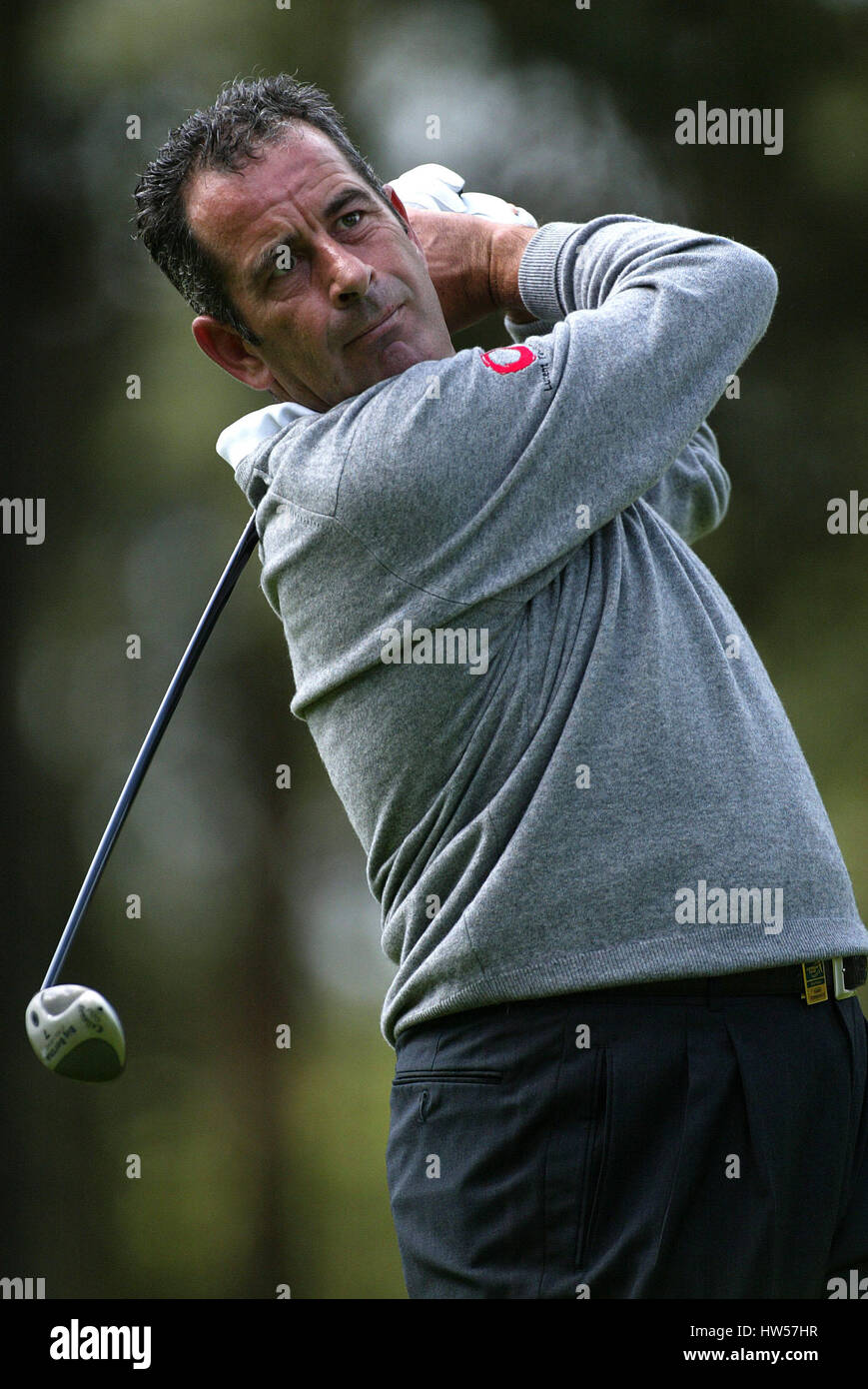 SAM TORRANCE SCOZIA WENTWORTH GOLF CLUB VIRGINIA WATER INGHILTERRA 25 Maggio 2002 Foto Stock