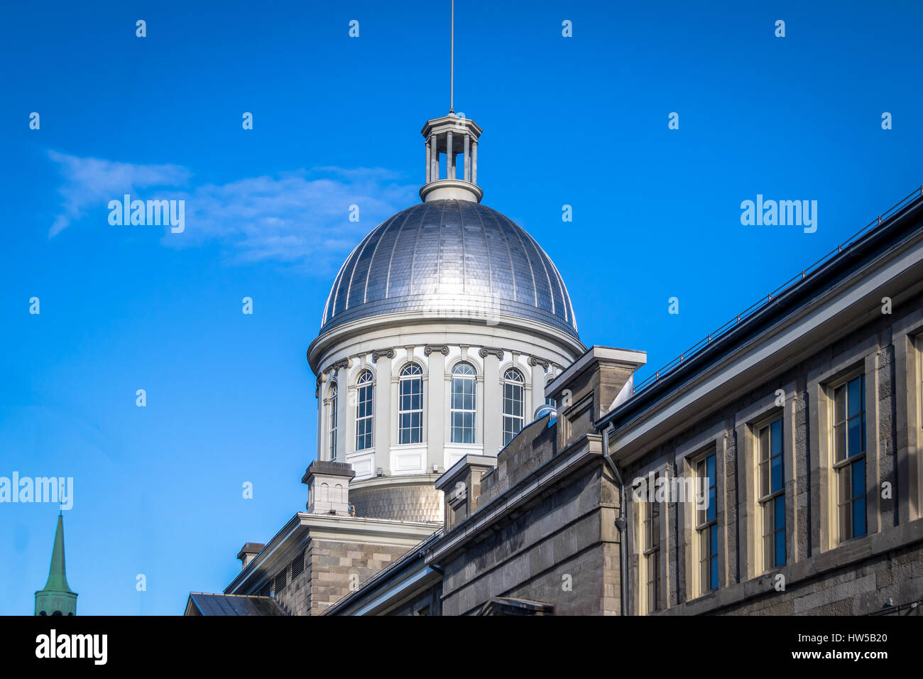 Mercato di Bonsecours Dome - Montreal, Quebec, Canada Foto Stock