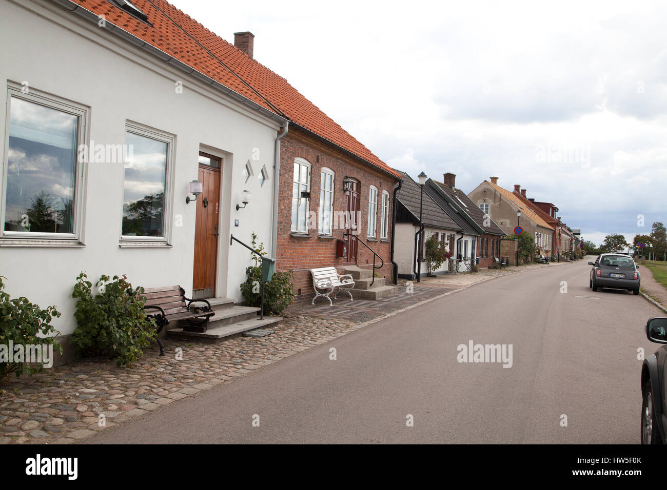 BORSTAHUSEN Landskrona 2016 vecchio villaggio di pescatori nel sud della Svezia Foto Stock