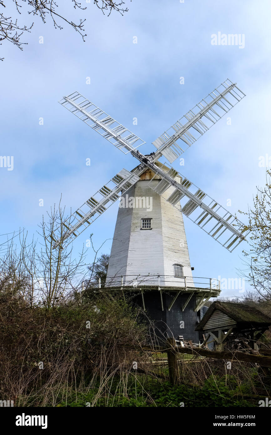 King's Mill o Vincent's Mill a Shipley nel West Sussex Foto Stock