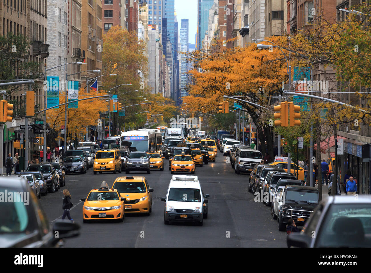 Stati Uniti d'America, New York City, Manhattan Upper East Side, Madison Avenue Foto Stock