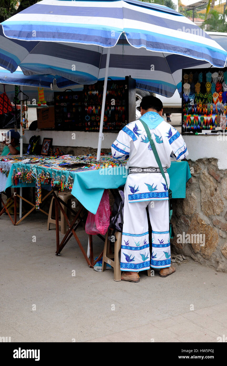 Scena di strada in Sayulita Foto Stock