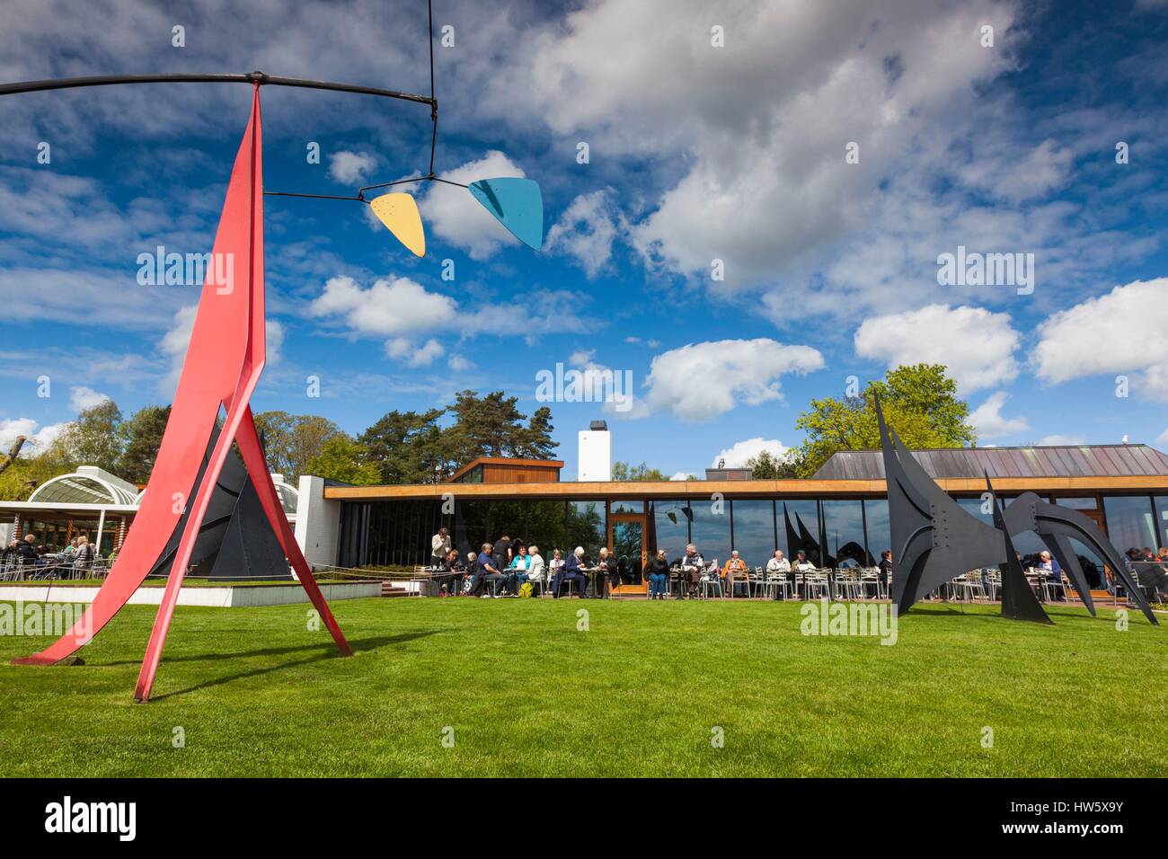 La Danimarca, la Zelanda, Humlebaek, Il Museo Louisiana di Arte Moderna e il giardino di sculture Foto Stock