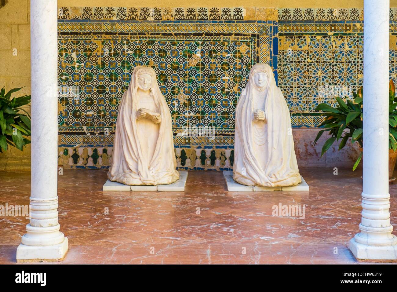 Spagna, Andalusia, Siviglia, Isla de la Cartuja, il monastero della Cartuja Foto Stock