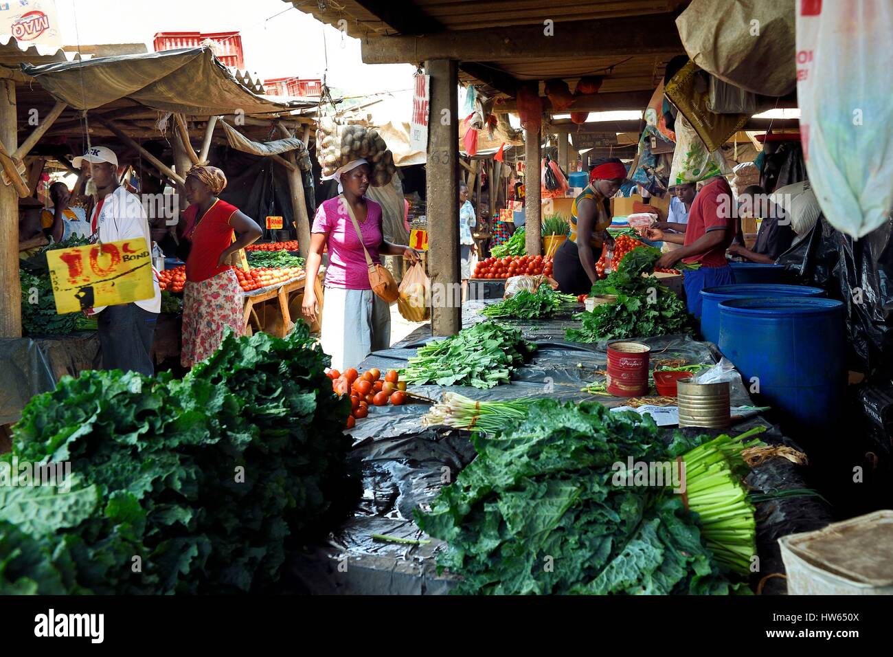 Zimbabwe Harare, Mbare (market Foto Stock