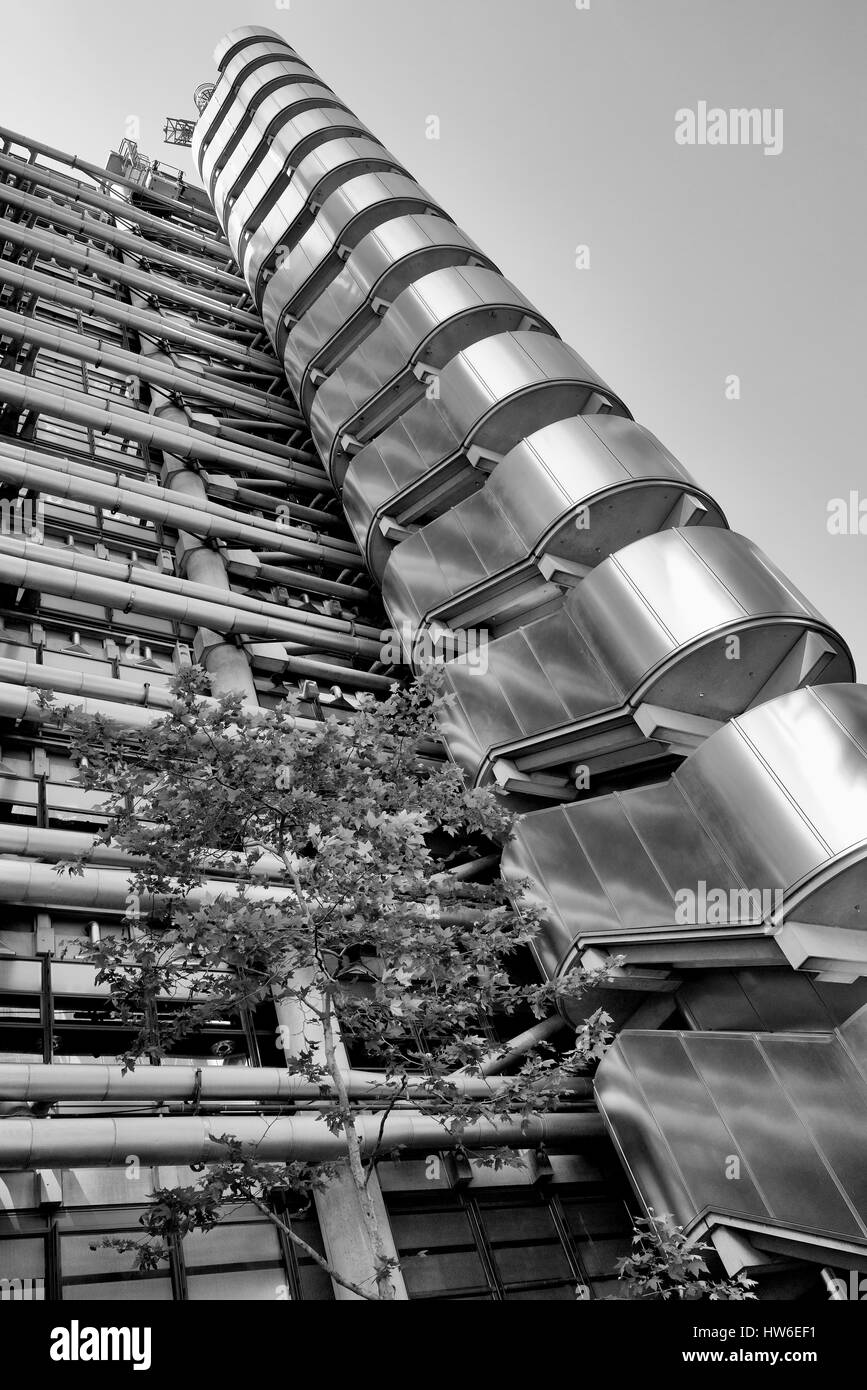Il llyod's edificio a Londra in Inghilterra Foto Stock
