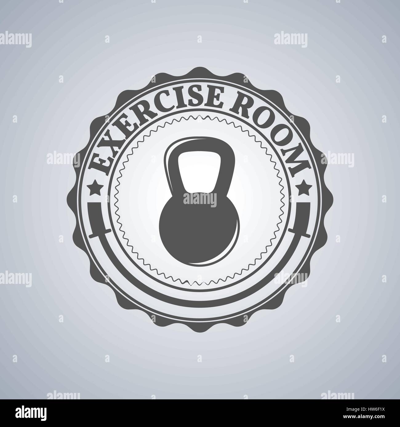Sport Grigio Emblema Logo L Etichetta Per Un Club Fitness Una Palestra Un Centro Sportivo Con Attrezzature Sportive Elementi In Stile Vintage Illustrazione Vettoriale Immagine E Vettoriale Alamy