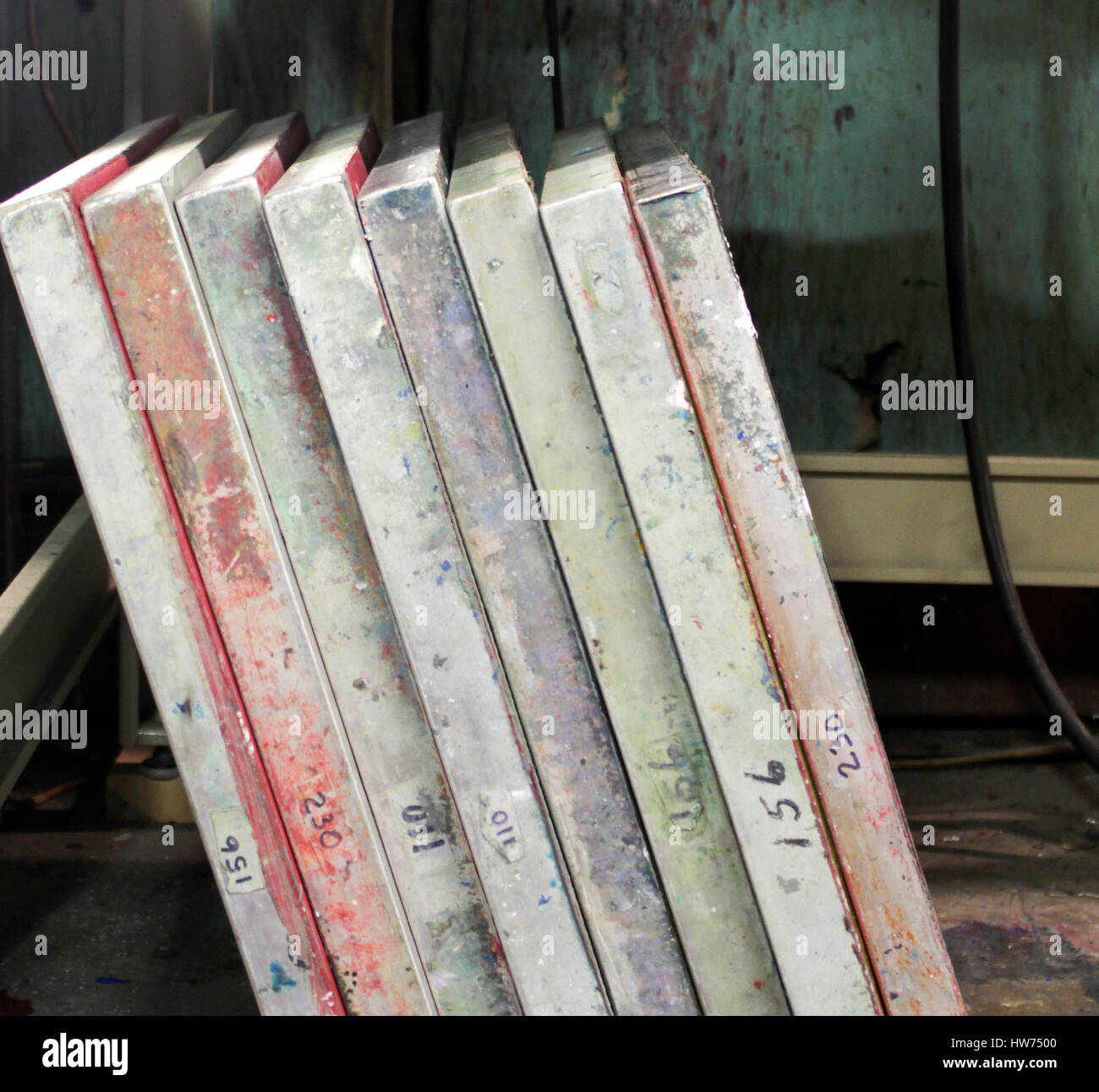 Post stampa Foto Stock