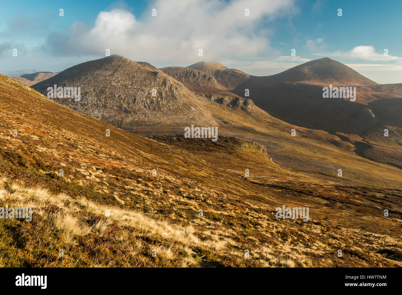 Mourne Mountains in Irlanda del Nord. Foto Stock