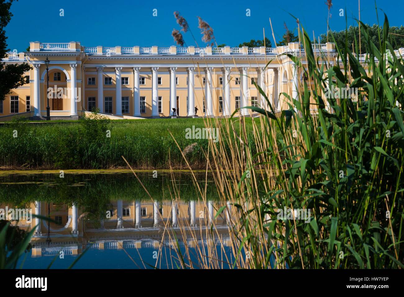 La Russia, San Pietroburgo, Pushkin-Tsarskoye Selo, Alexander Palace, casa finale dello zar Nicola II fino a che la Rivoluzione Russa Foto Stock