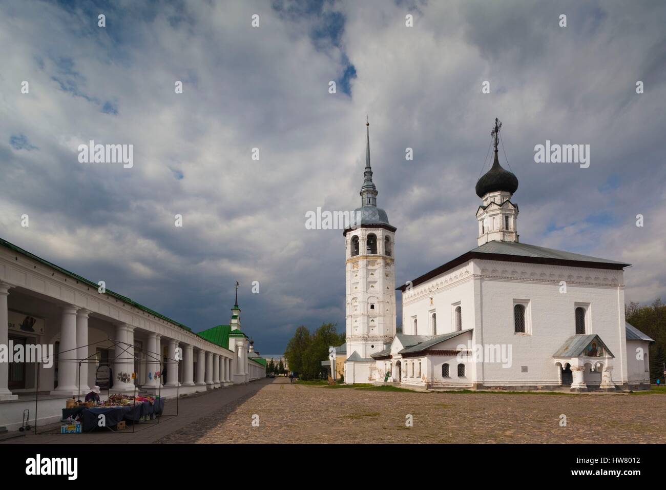 La Russia, Vladimir Oblast, Golden Ring, Suzdal, risurrezione Chiesa, esterna Foto Stock