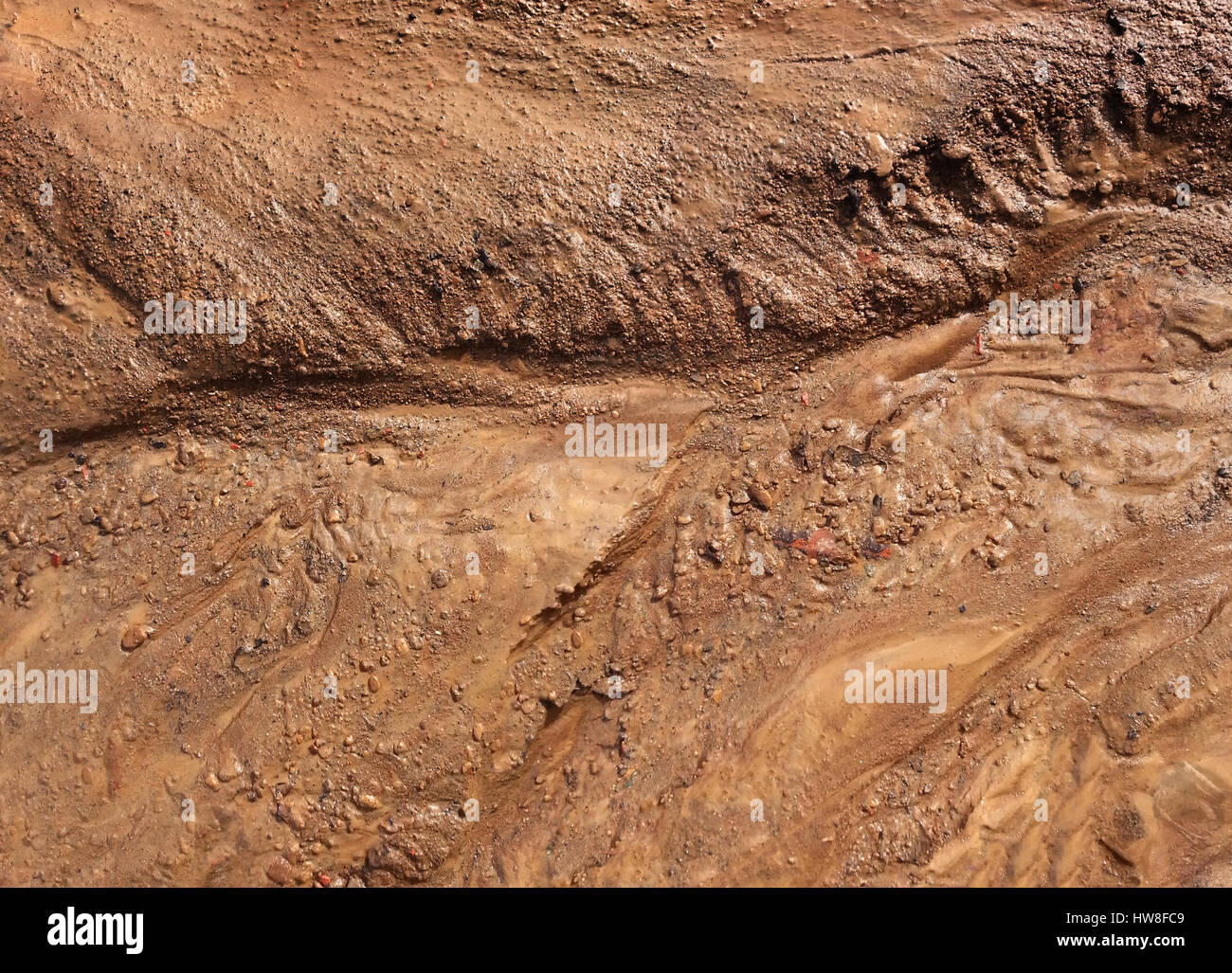 Marte fictional Canyon vista aerea Foto Stock