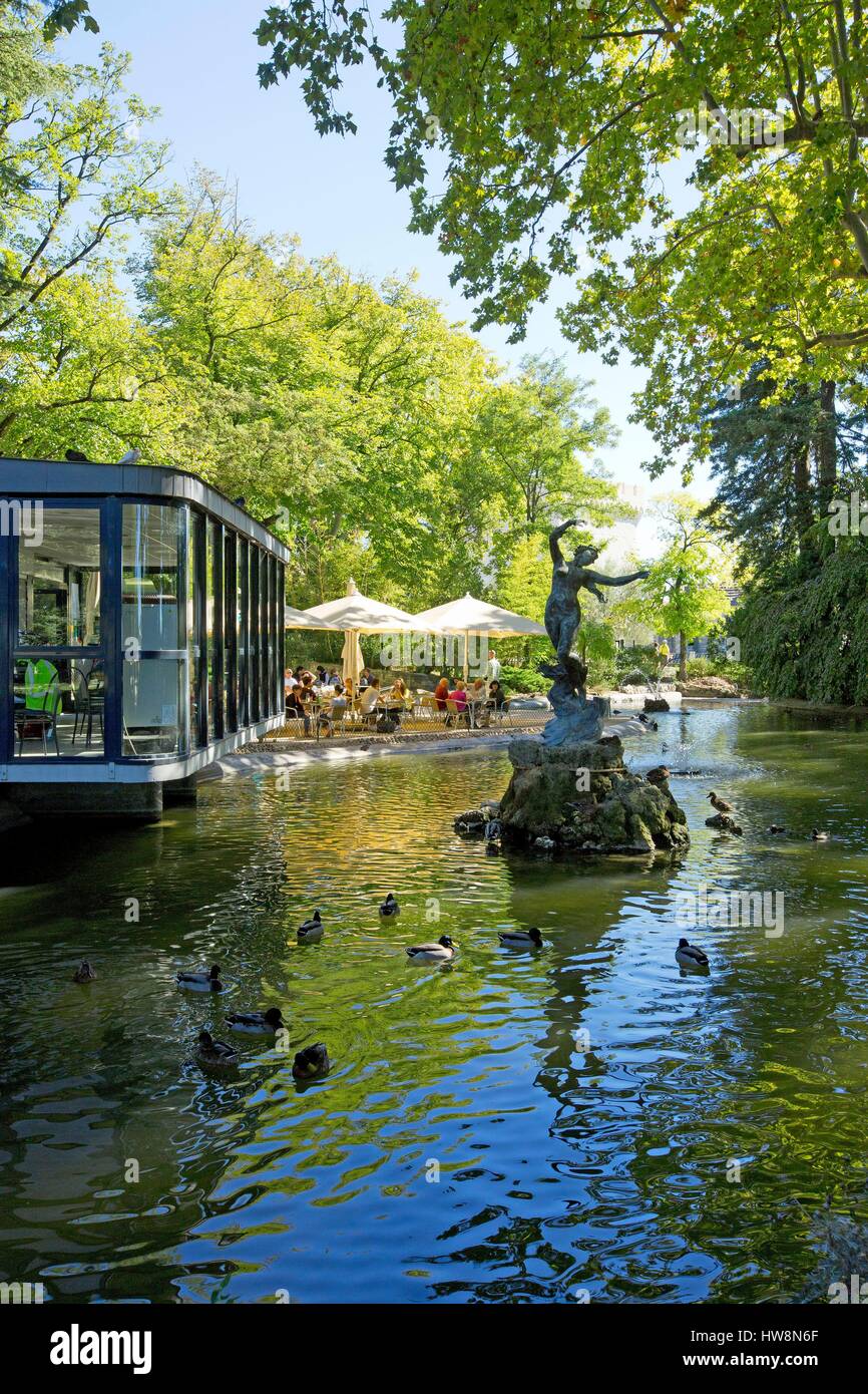 Francia, Vaucluse, Avignone, giardino del Rocher des Doms Foto Stock