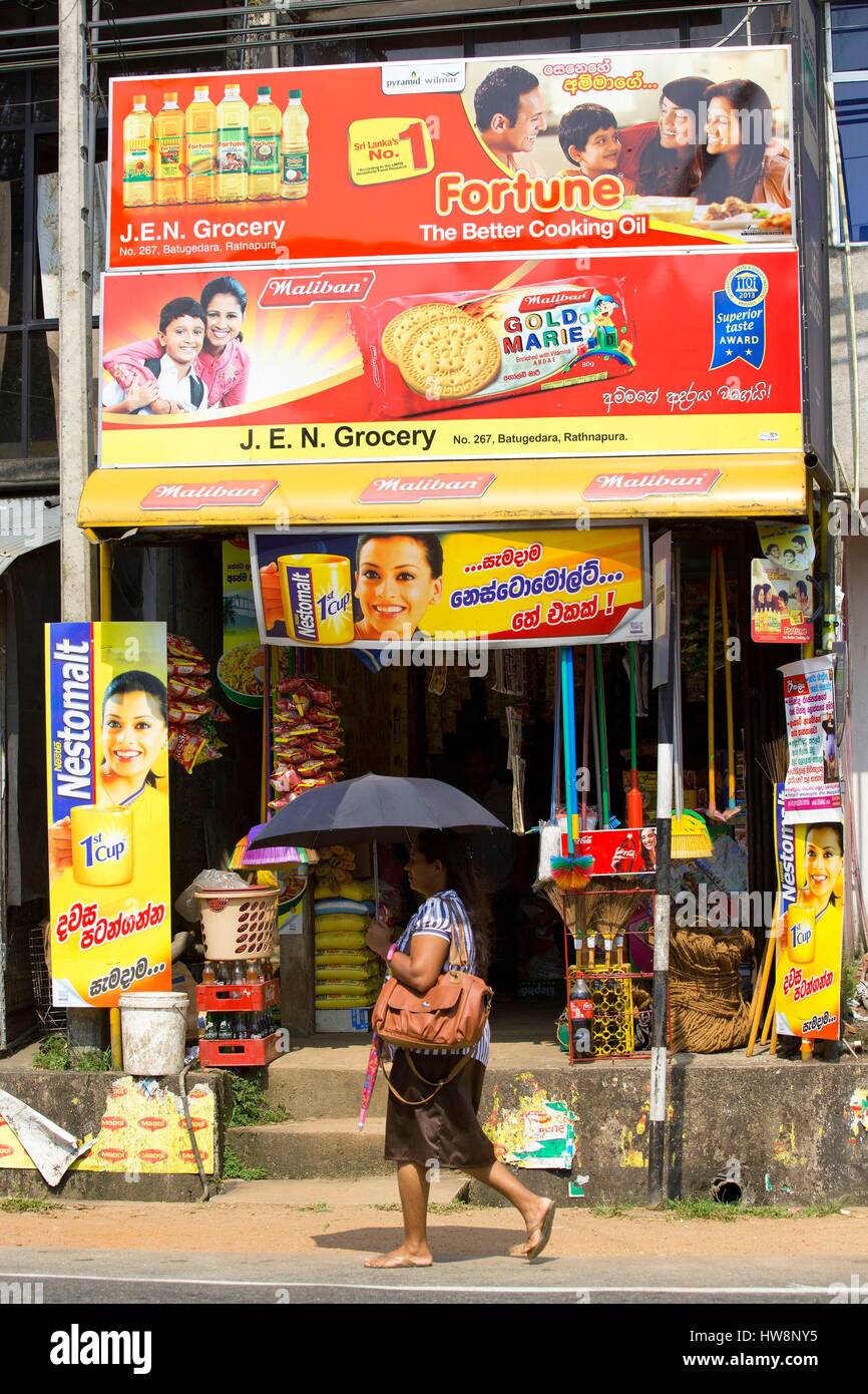 Sri Lanka, Sabaragamuwa Provincia, Ratnapura district, Ratnapura Foto Stock