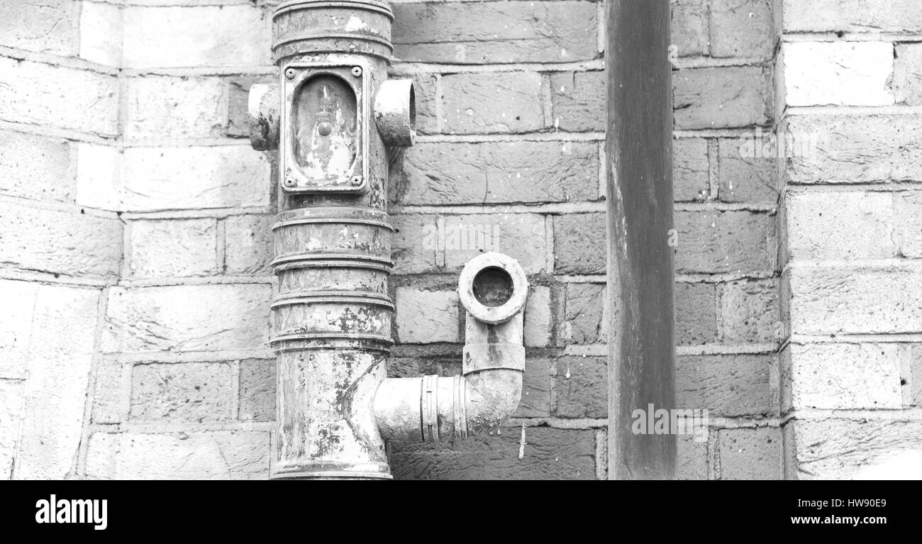 La sfocatura in Sud Africa pipeline aziendale industriale il concetto di lavoro Foto Stock