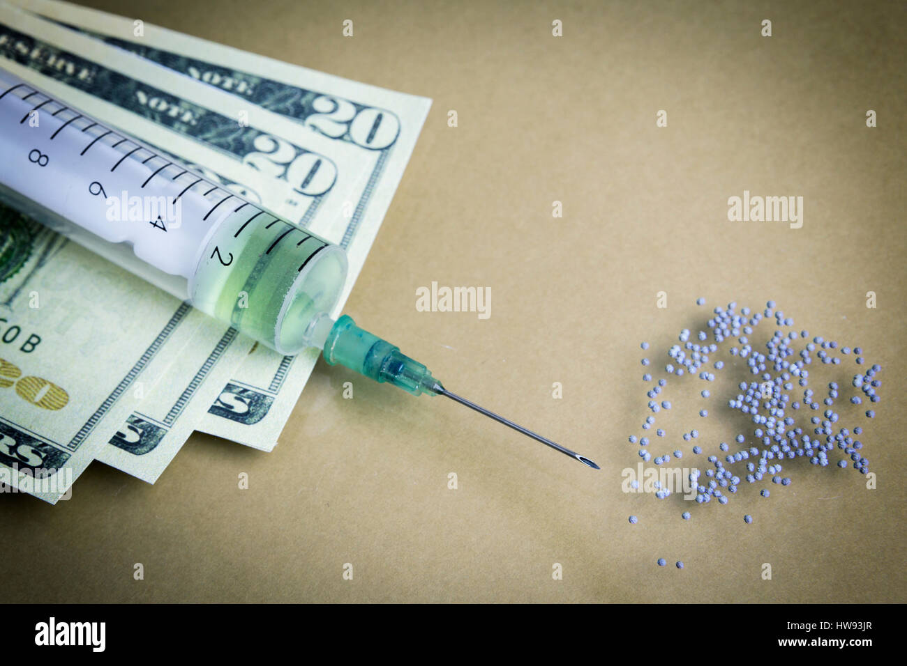 Dipendenza e abuso di sostanze concept Foto Stock