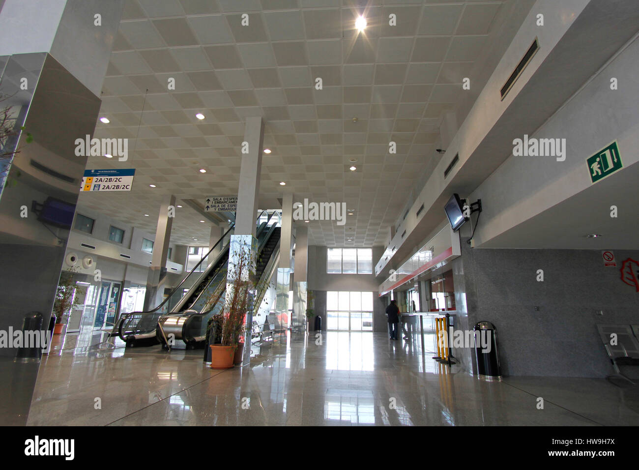 Passeggeri marittima terrminal in Palma de Maiorca Foto Stock