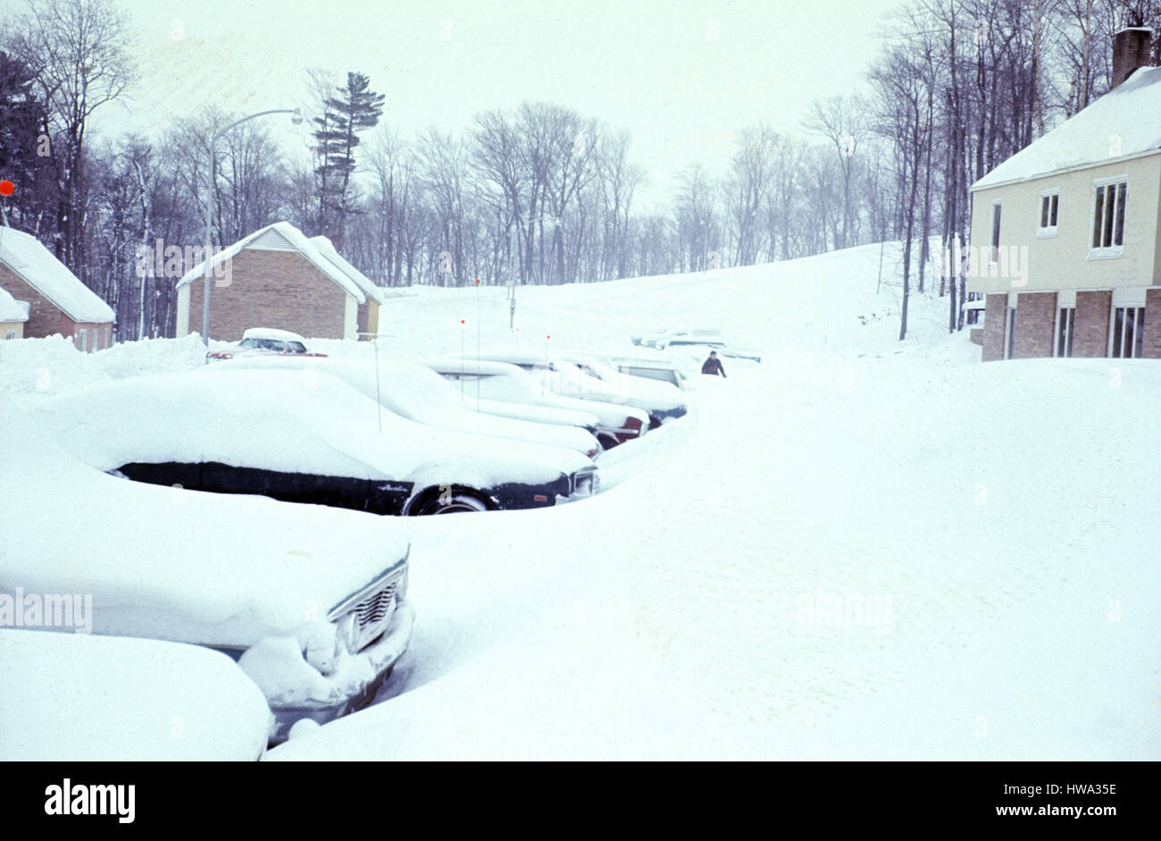 Risultati del Michigan una tempesta di neve Foto Stock