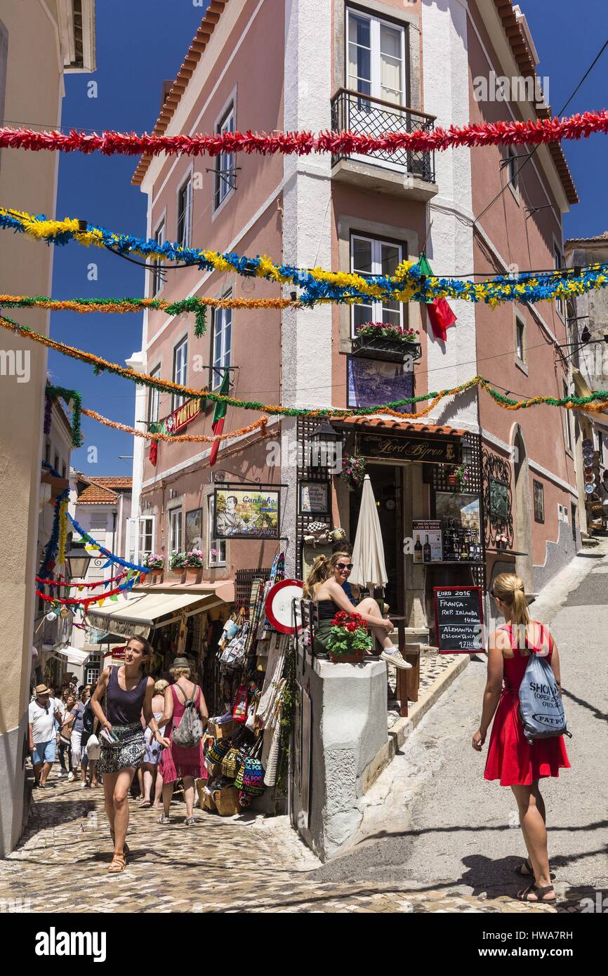 Il Portogallo, Lisboa e Provincia di Setubal, Sintra elencati come patrimonio mondiale dall' UNESCO Foto Stock