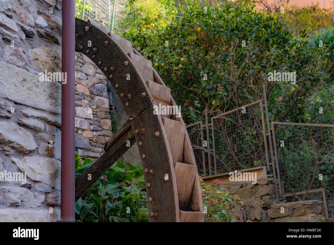 Italiano mulino ad acqua Foto Stock