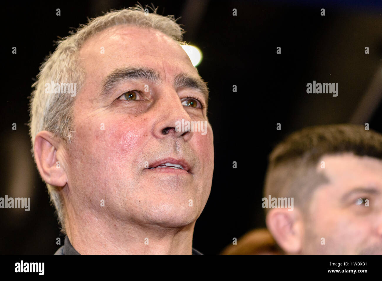 Pat Sheehan (Sinn Fein) MP per la parte occidentale di Belfast. Foto Stock