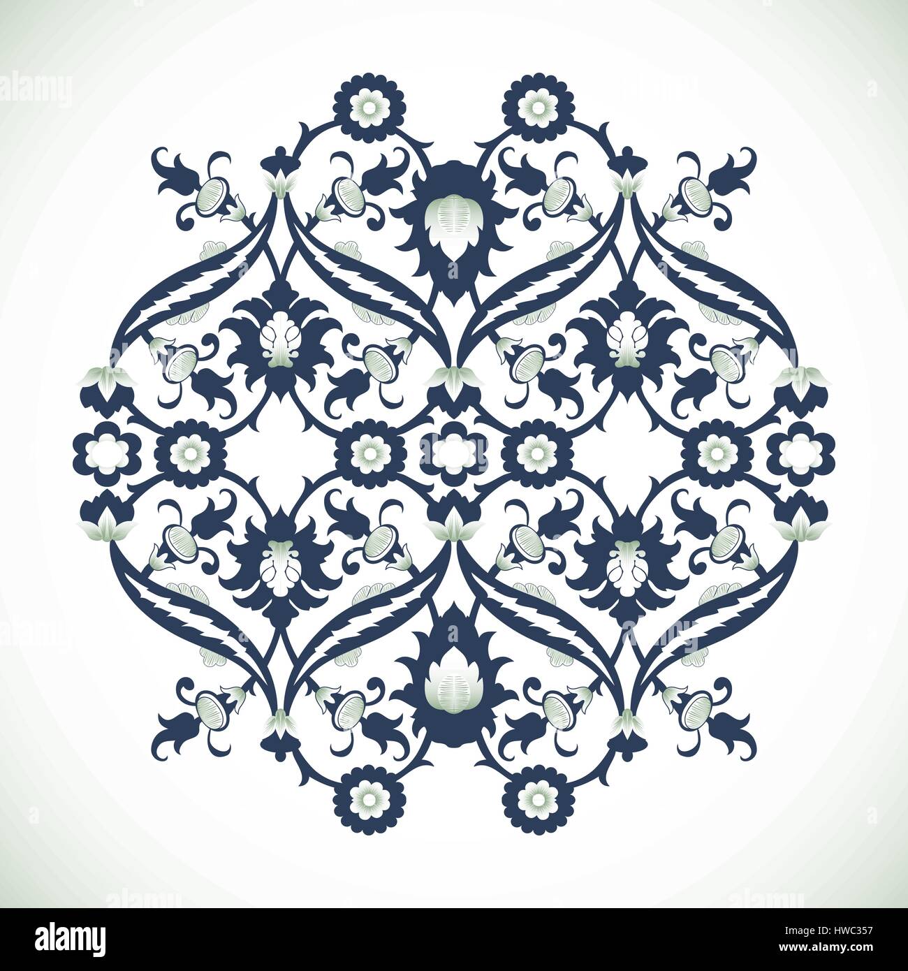 Arabesque damasco vintage decorazione floreale in pizzo per stampa modello  di disegno vettoriale. Stile orientale pattern. Illustrazione ornamentali  per invito, salutare Immagine e Vettoriale - Alamy