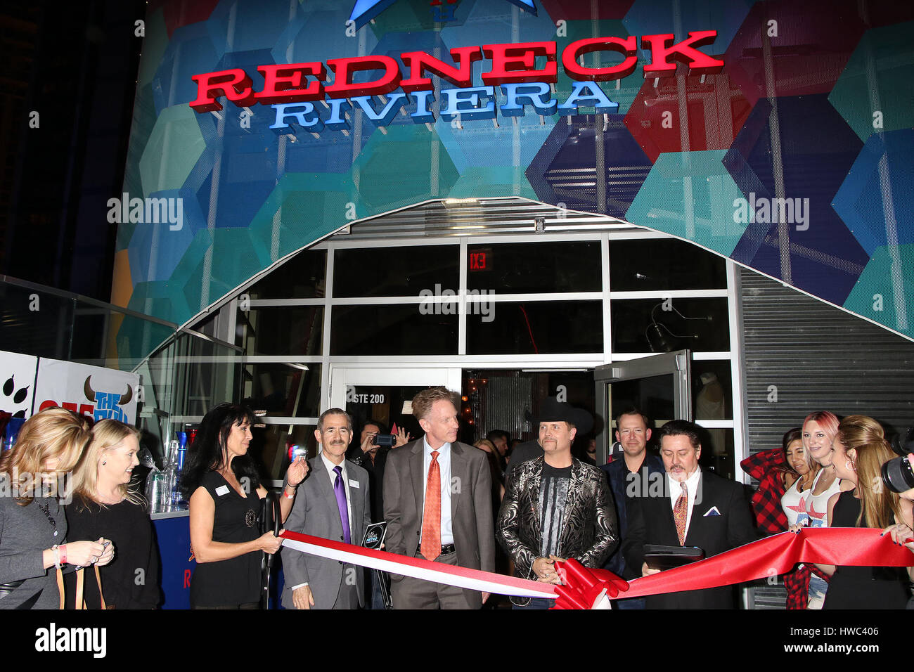 Redneck Riviera' Inaugurazione al Grand Bazaar e negozi a Las Vegas con: Giovanni ricca dove: Las Vegas, Nevada, Stati Uniti quando: 16 Feb 2017 Foto Stock