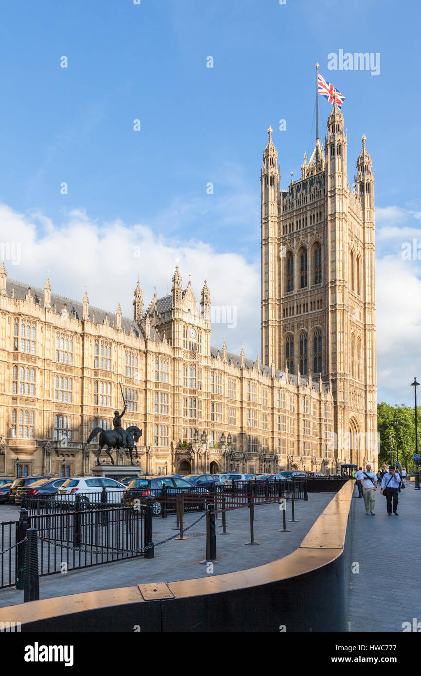 La Casa del Parlamento, il London, England, Regno Unito Foto Stock