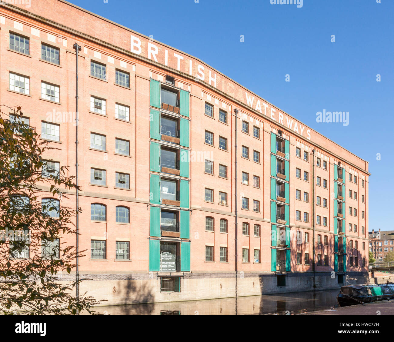 Il British Waterways edificio sul Nottingham e Beeston Canal, Nottingham, Inghilterra, Regno Unito Foto Stock