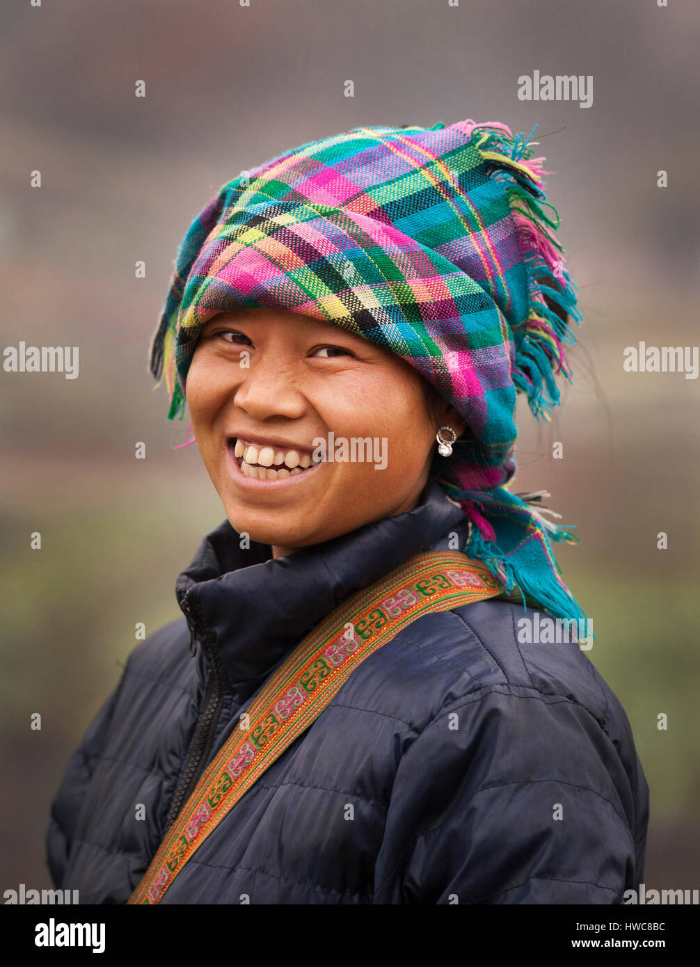 Hmong hilltribe residenti, SAPA, Vietnam Foto Stock