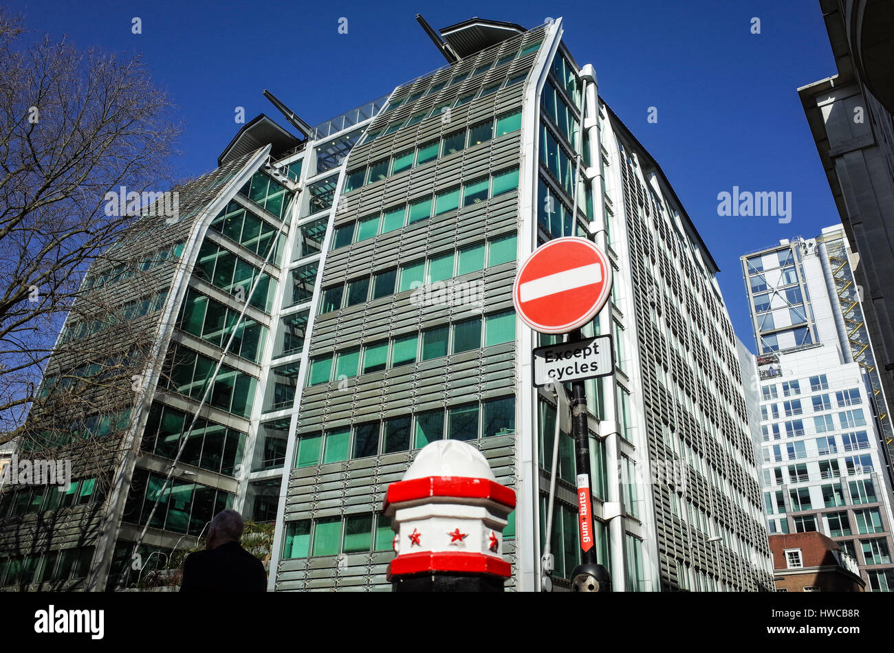 Lloyds Banking Group con sede a Gresham Street London Foto Stock