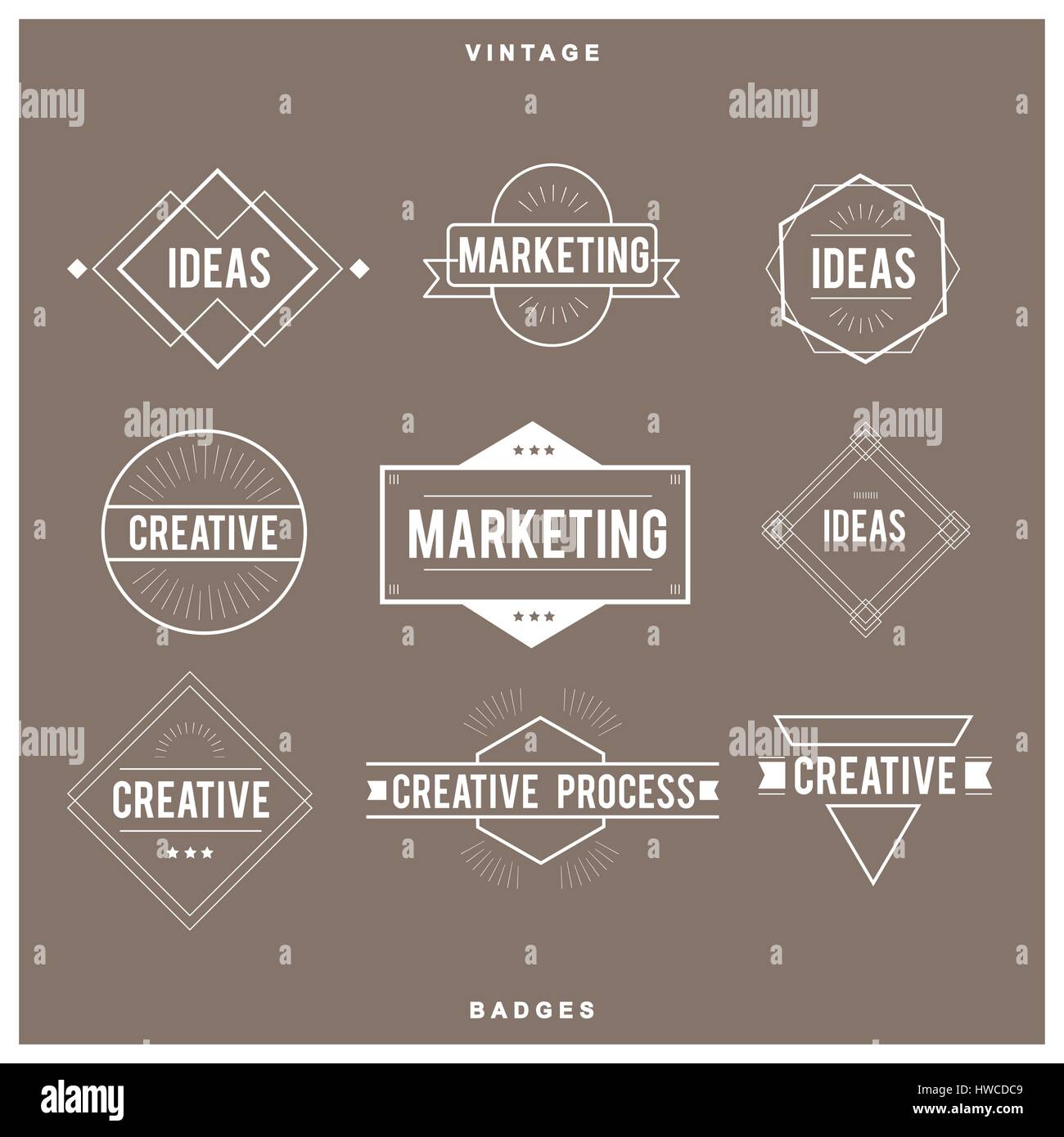 Icona simbolo distintivo logo Collection Concept Illustrazione Vettoriale