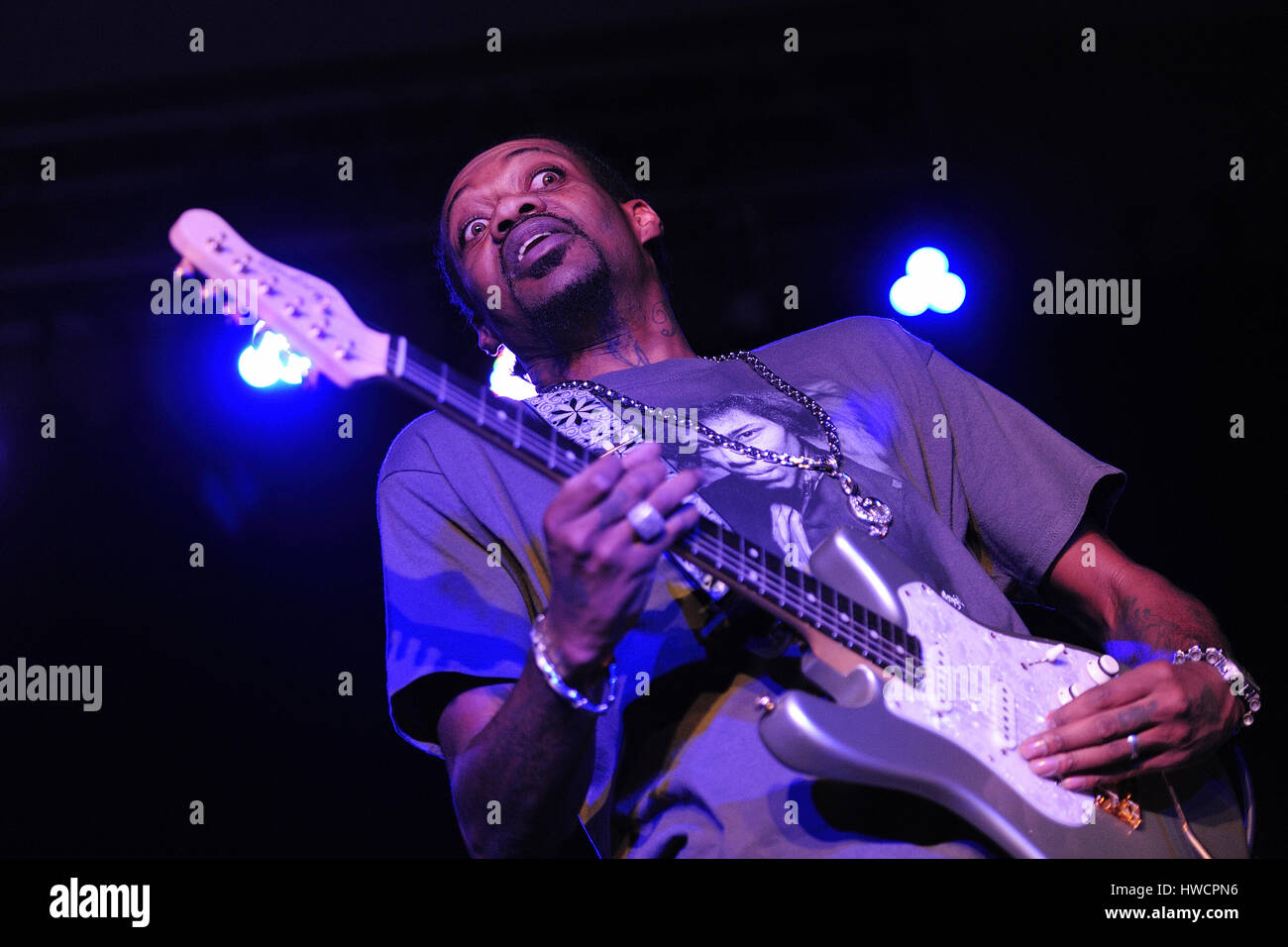 Eric Gales, (alias Raw Dawg) (nato il 29 ottobre 1974, Memphis Tennessee, hard rock, blues, heavy metal,musicista, cantautore,foto Kazimierz Jurewicz, Foto Stock