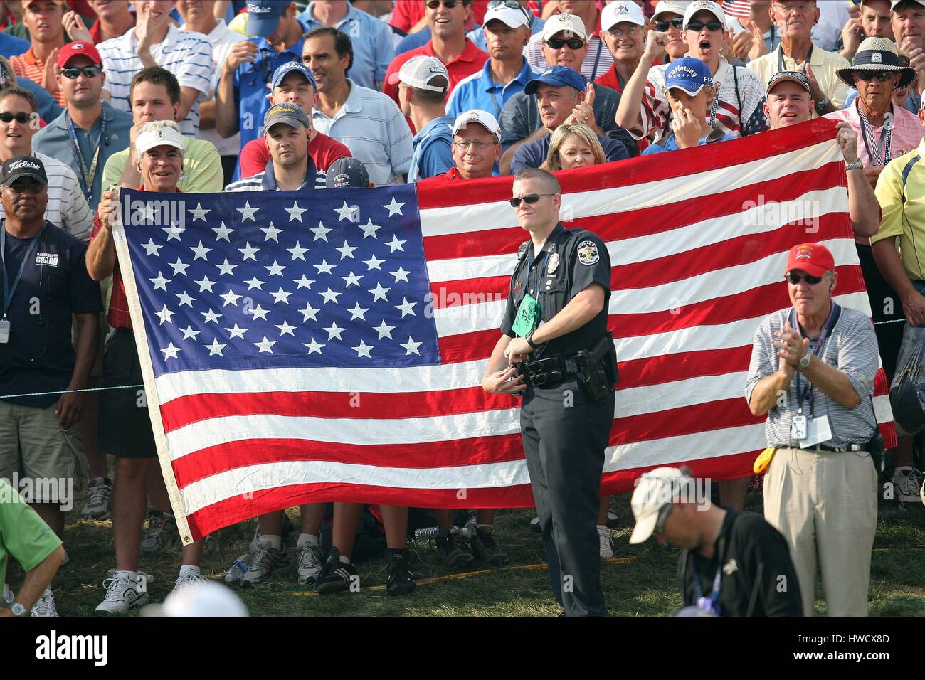 Stati Uniti d'America golf fan 37TH RYDER CUP VALHALLA LOUISVILLE KENTUCKY USA 21 Settembre 2008 Foto Stock