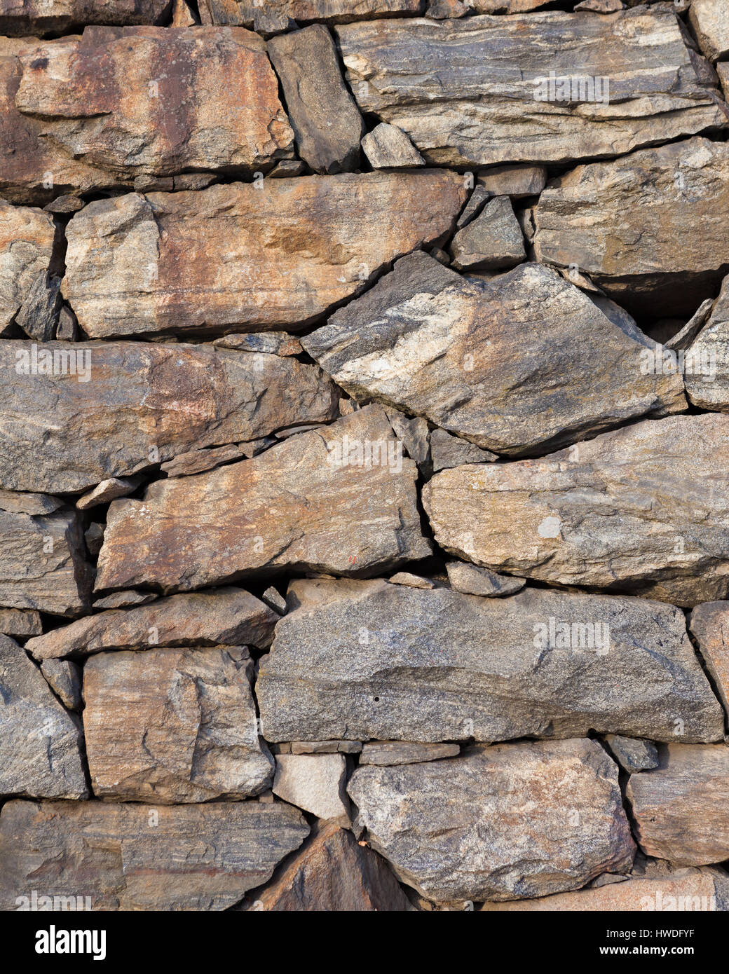 Grande muro di pietra Foto Stock