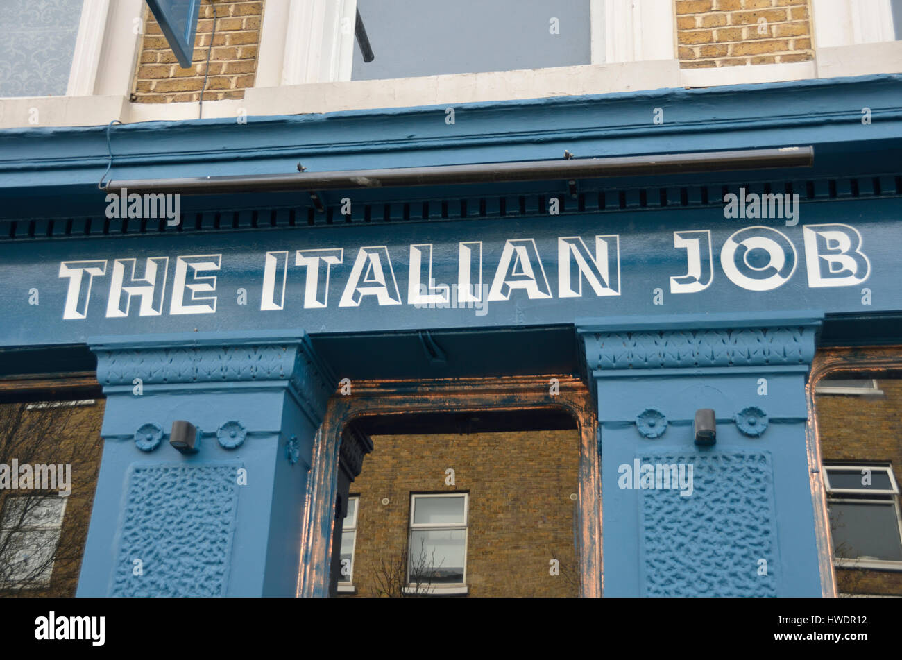 Il job italiano pub in tutti i Santi Road, Notting Hill, Londra, Regno Unito. Foto Stock