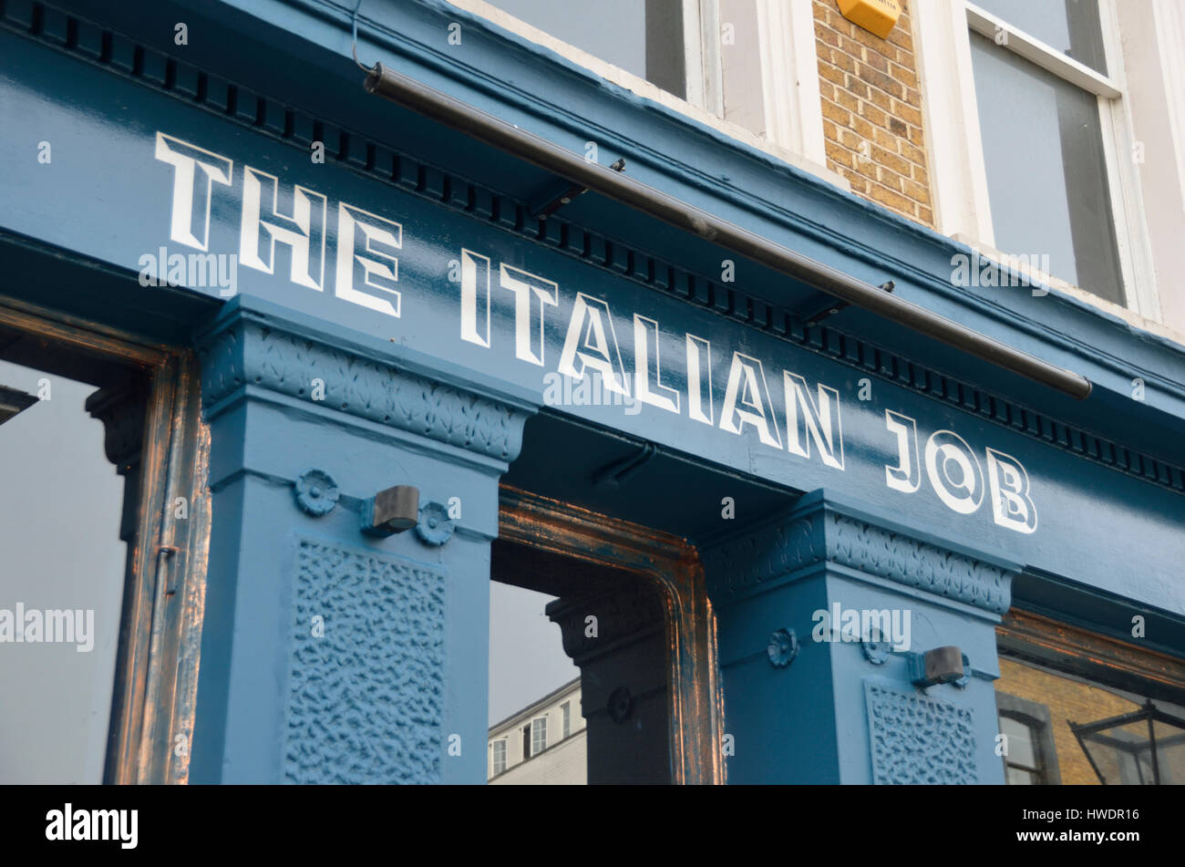 Il job italiano pub in tutti i Santi Road, Notting Hill, Londra, Regno Unito. Foto Stock