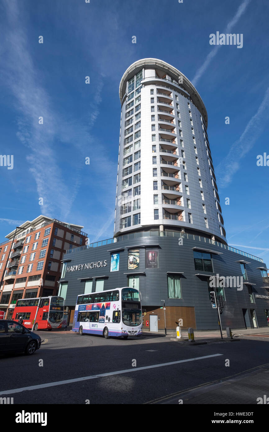 Bristol, nel quartiere commerciale Foto Stock