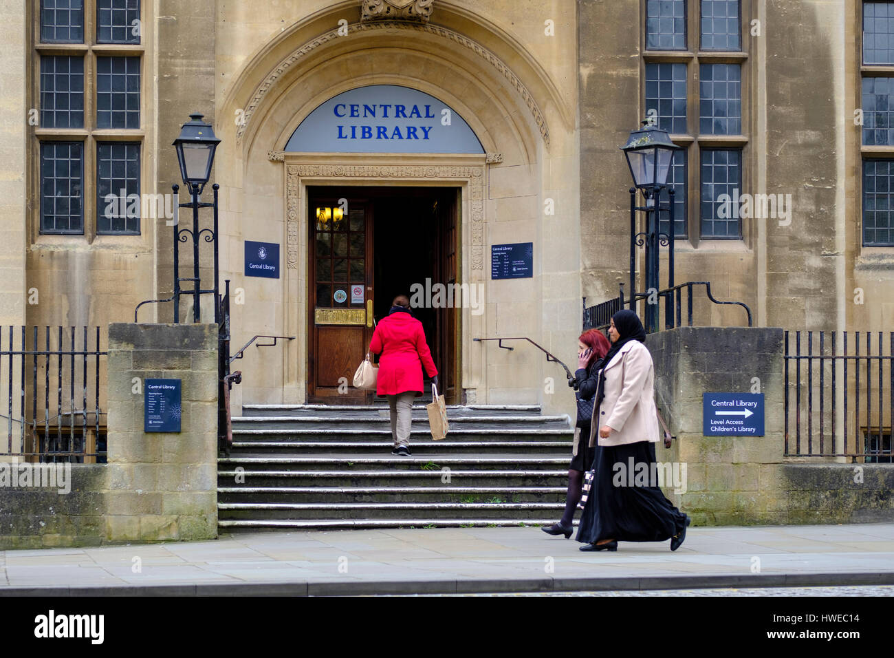 Bristol della Biblioteca Centrale, REGNO UNITO Foto Stock